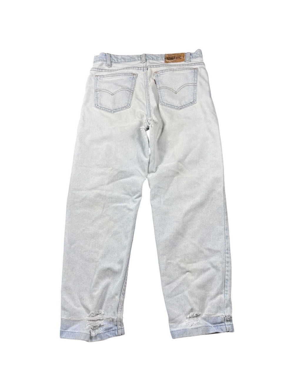 Levi’s 540 Flex Vintage Brown Tab Light Wash Distressed Jean